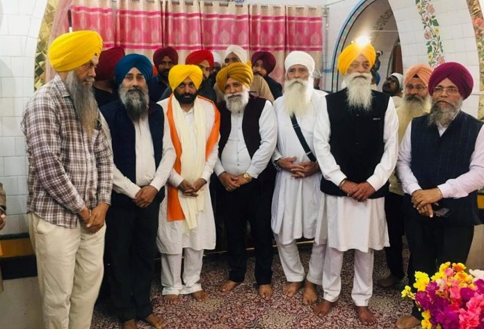 Bhagwant Mann visited Gurdwara Sri Mastuana Sahib