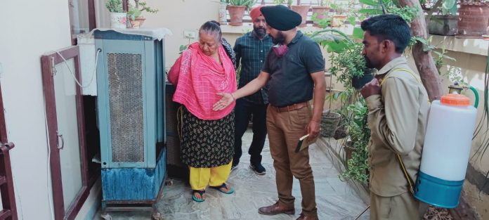 House-To-House Dengue Survey In Dera Bassi