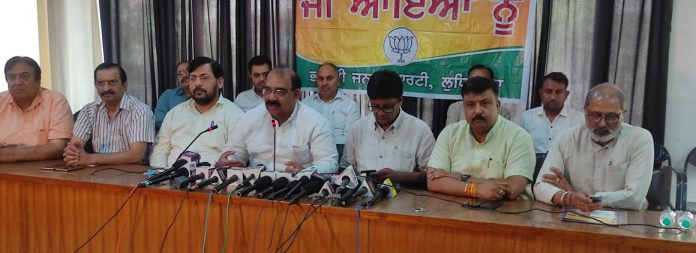 BJP state president Ashwani Sharma told a press conference here