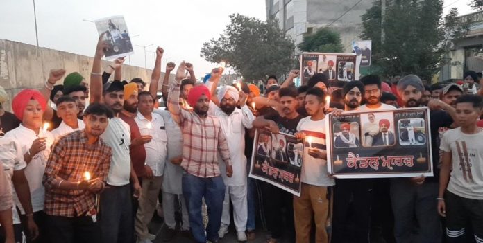 Candle March For Singer Musewala