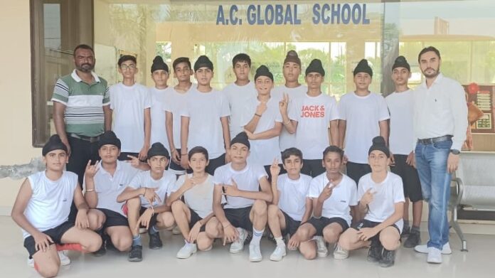 AC Global School Team First Place