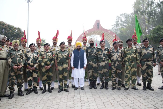 Lays foundation stone of BSF War Memorial