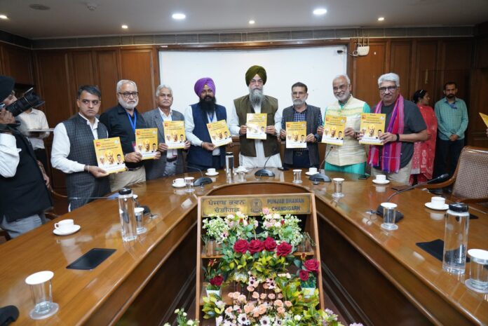 Punjab Vidhan Sabha Speaker releases Souvenir of Indian Journalist Union