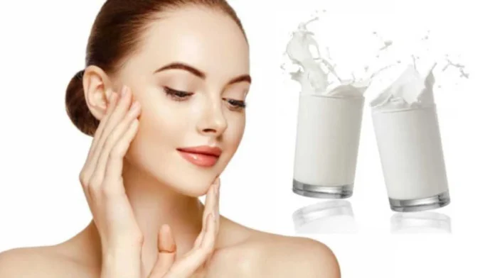 Raw Milk on Face