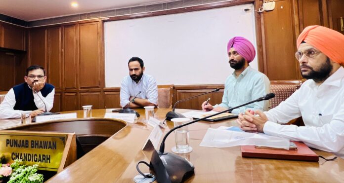 Water Conservation Minister Gurmeet Singh Meet