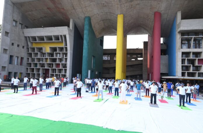 Yoga Day Celebrated in High Court