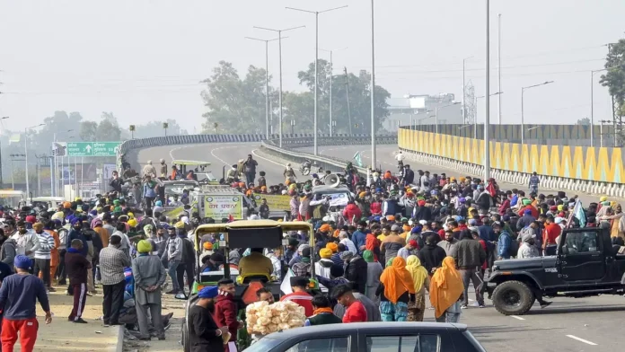 Highway Jam By Farmers In Abohar