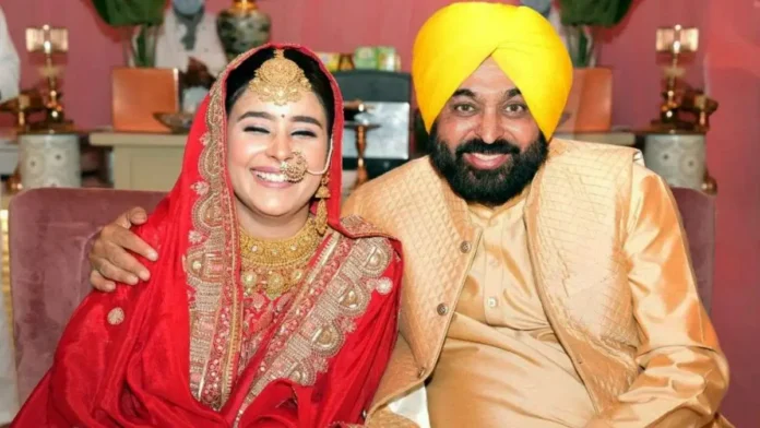 CM Bhagwant Maan's Wife Gurpreet Kaur