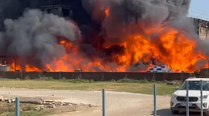 Fire In Derabassi Factory