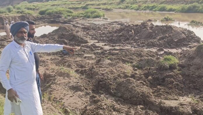 Illegal Mining In Ghaggar River