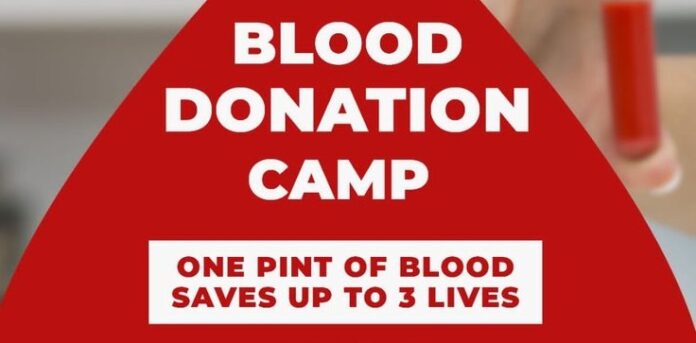Organize Blood Donation Camp